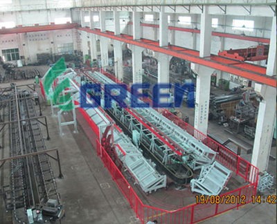 环状汽车坐垫生产线